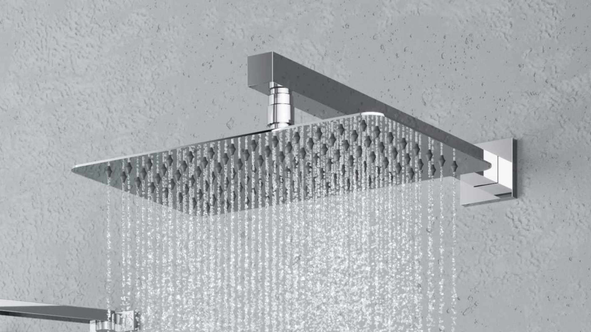 Głowica prysznicowa 20x30 cm prostokątna soft-slim, chrom