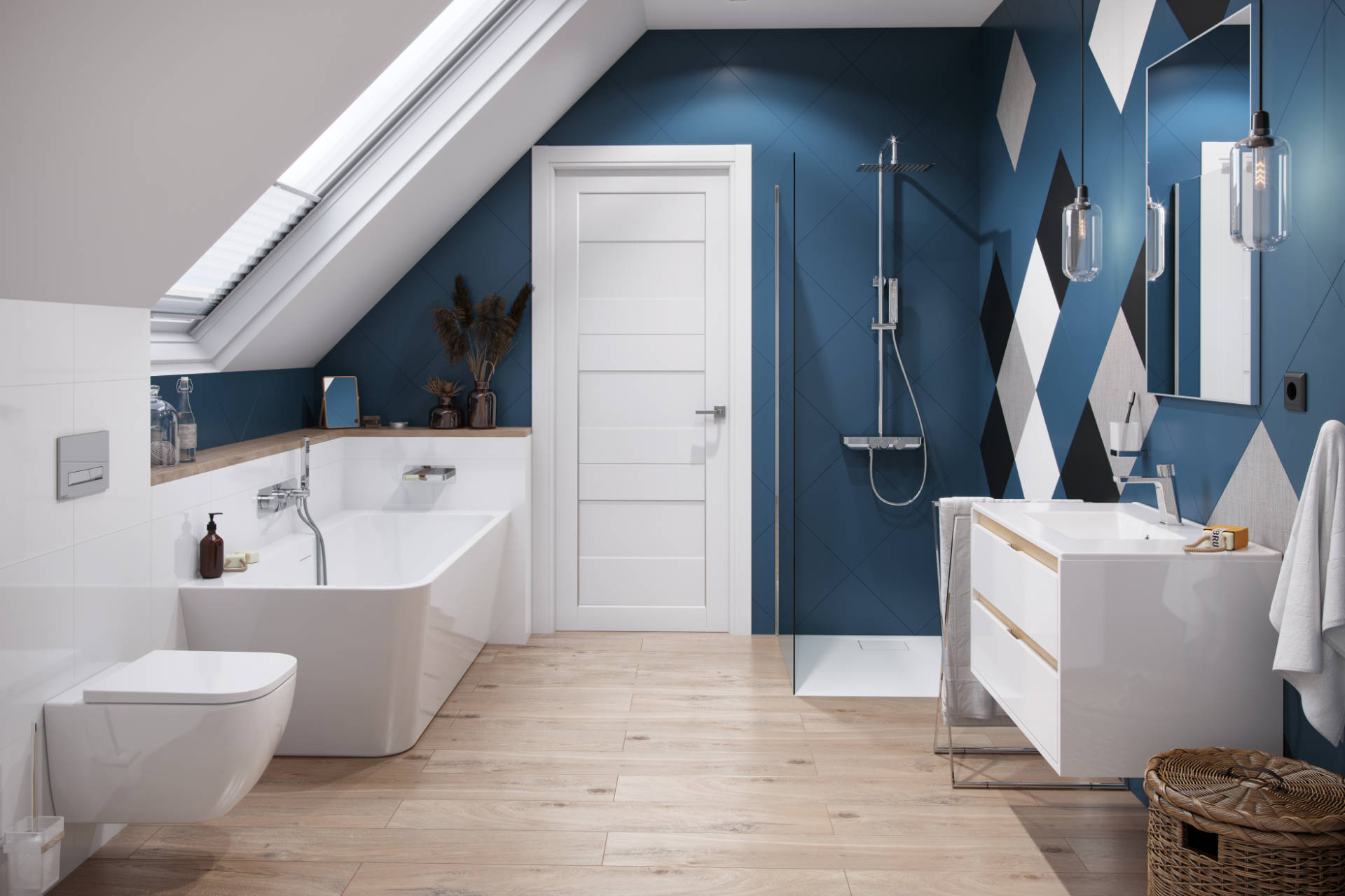 Tuto szafka wisząca pod umywalkę Excellent wanna Lila 2.0