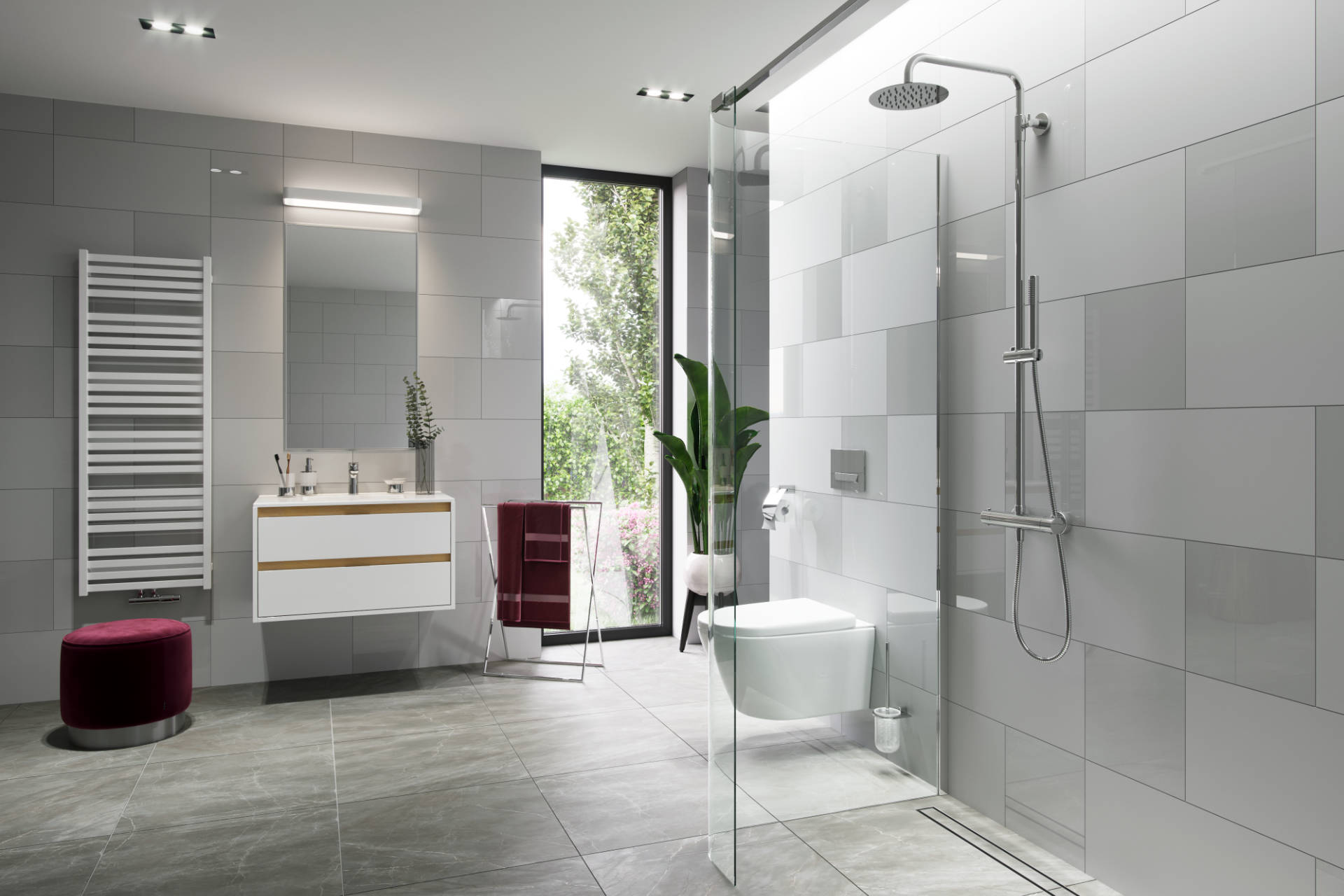 Tuto szafka wisząca pod umywalkę Excellent grzejnik Horos