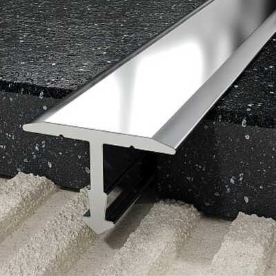 Profil T fugowy 14 mm, długość 250 cm aluminiowy, elektropoler srebrny