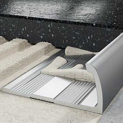 Profil J licowy owalny 8 mm długość 250 cm Excellent anodowany srebrny