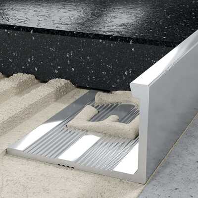 Profil L licowy prosty 15 mm długość 250 cm Excellent aluminiowy surowy