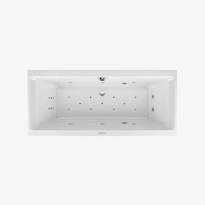 System wodno-powietrzny hydromasażu z podwodnym oświetleniem