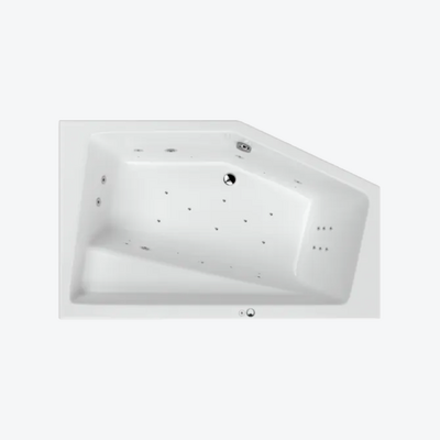 System wodno-powietrzny hydromasażu z podwodnym oświetleniem