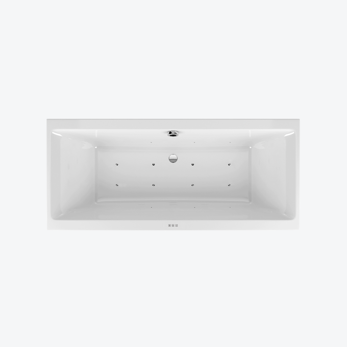 System powietrzny hydromasażu z podwodnym oświetleniem