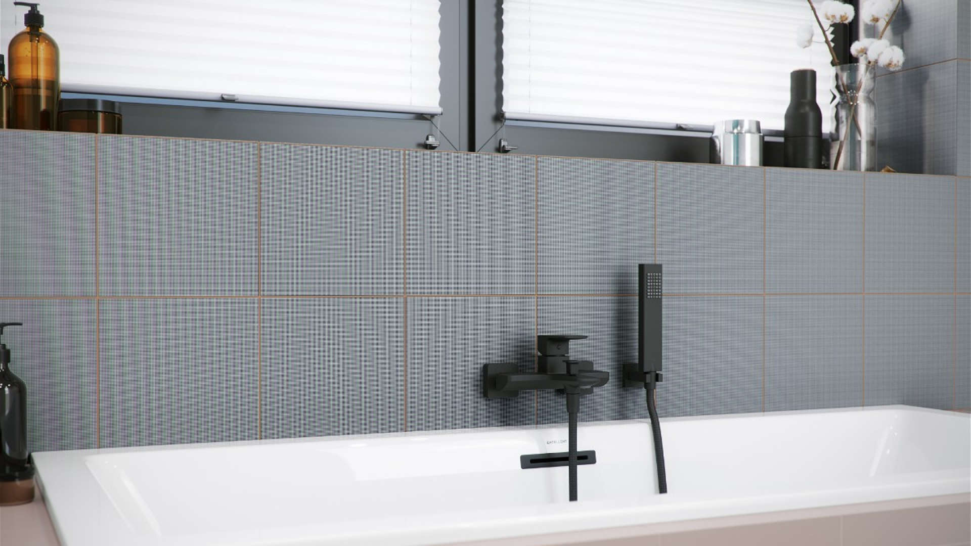 Tor słuchawka prysznicowa, czarny mat