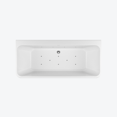 Hydromasaż Inspire Air z wanną przyścienną Lila 2.0, 170 cm