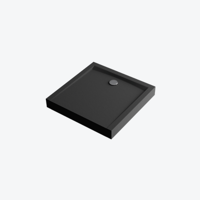 Forma Compact X brodzik kwadratowy czarny 80x80