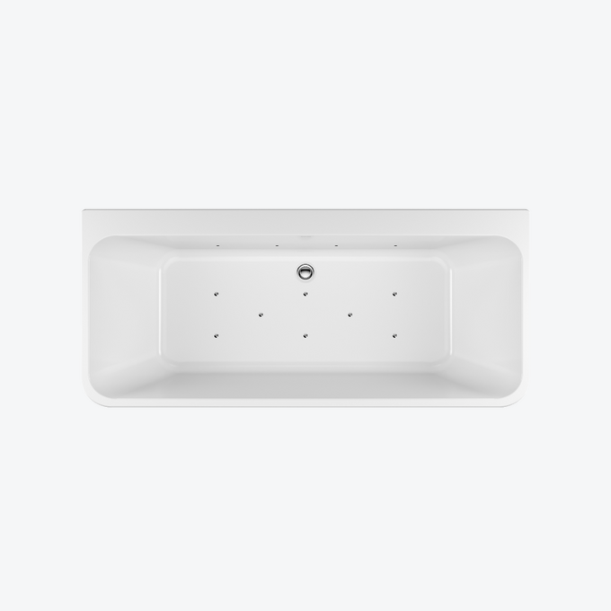 Hydromasaż Inspire Air z wanną przyścienną Lila 2.0, 150 cm