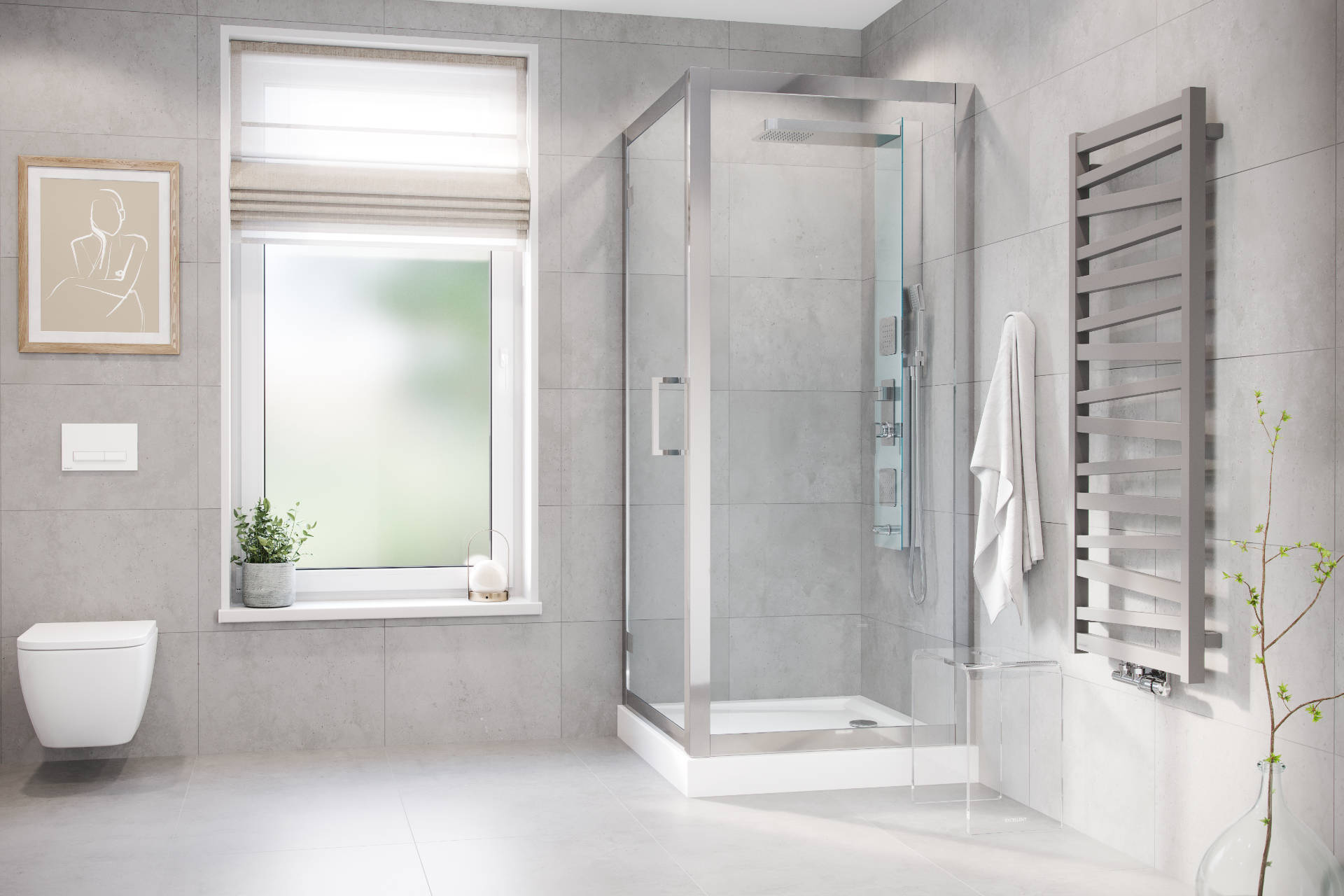 Forma Brodzik Kw. Kompakt 100X100 Biały