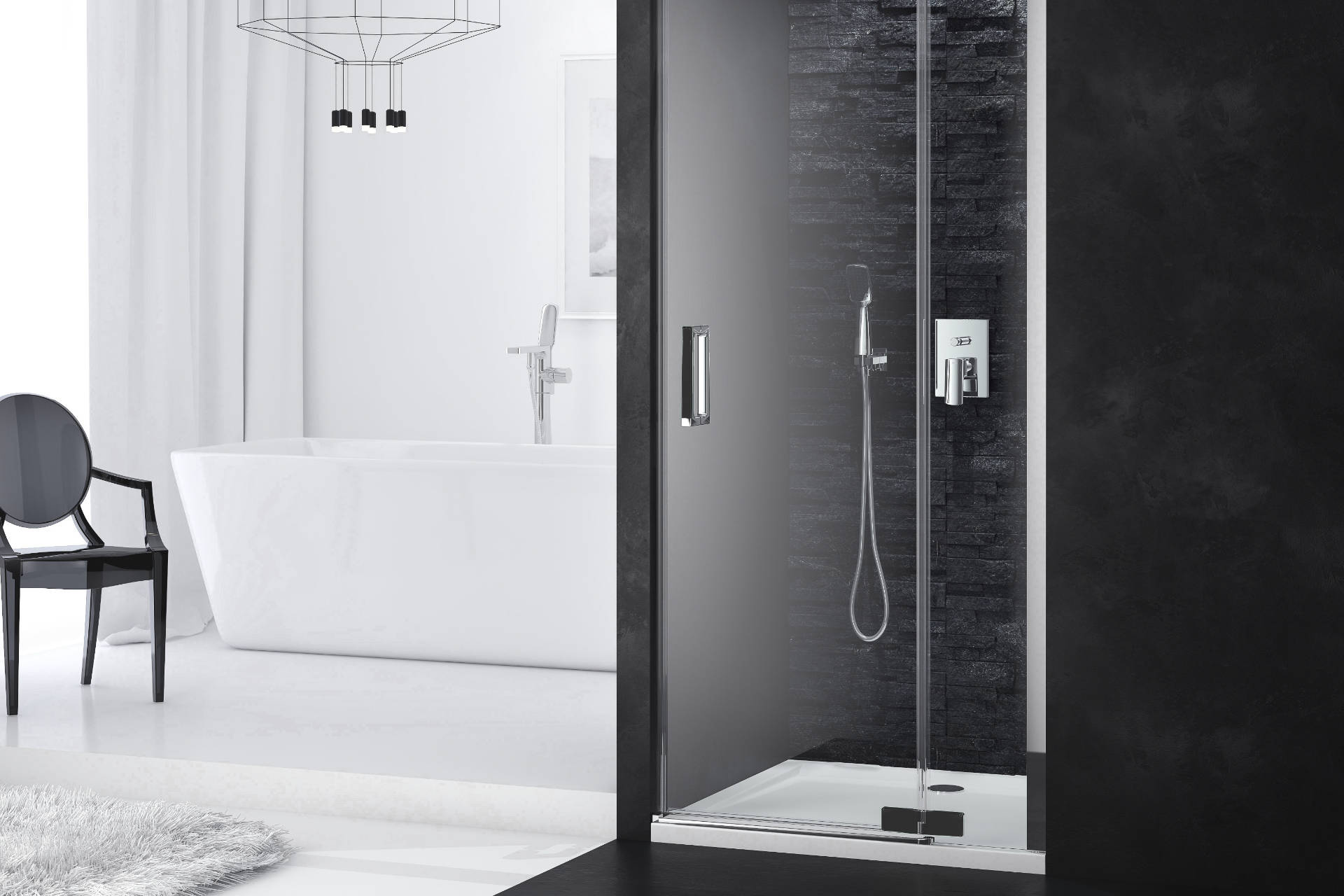 Forma brodzik Kwadratowy 80X80 Biały