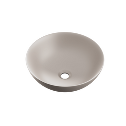 Luqa umywalka nablatowa 40 cm okrągła, cappucino mat