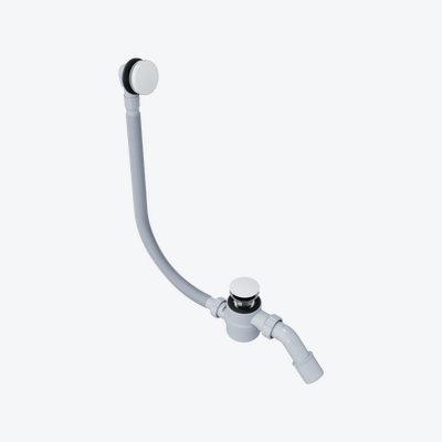 Moli Syfon wannowy z przelewem,biały mat