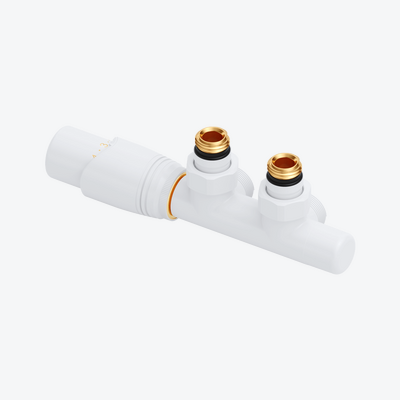 Volaro 2.0 zestaw zintegrowany termostat grzejnikowy lewy, biały mat