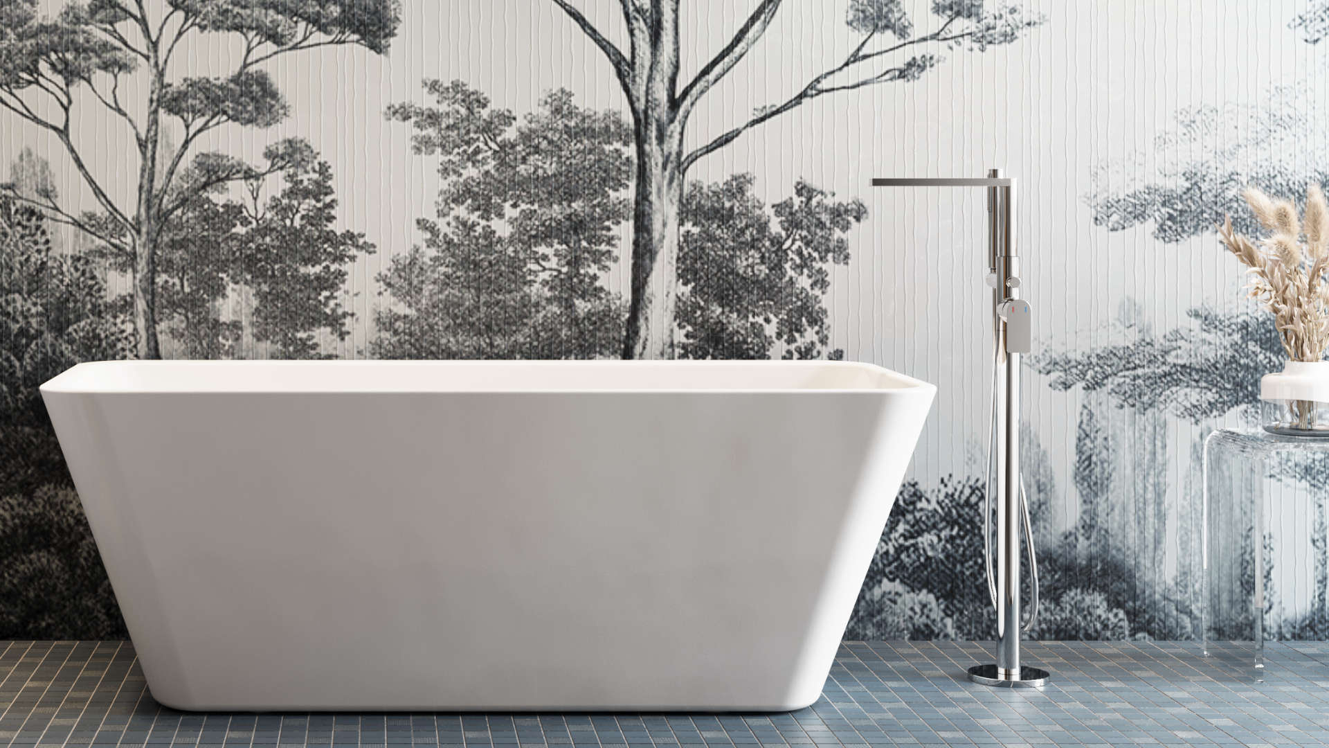 Glad bateria wannowa wolnostojąca