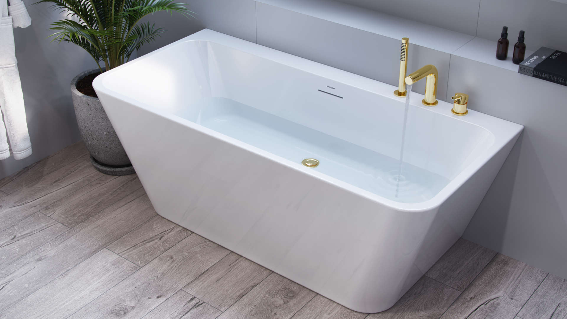 PI bateria wannowa 3 otworowa Excellent Lila