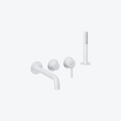 Delta Pi Zestaw prysznicowo-wannowy podtynkowy, 2 funkcyjny, Dry box, biały mat