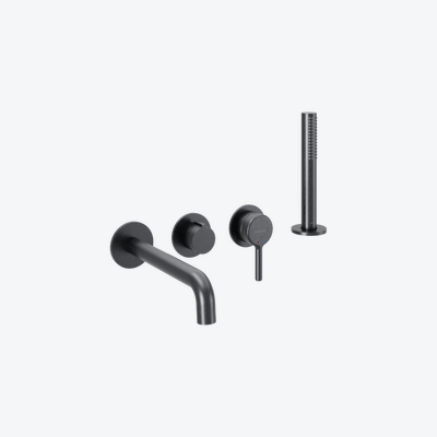 Delta Pi Zestaw prysznicowo-wannowy podtynkowy, 2 funkcyjny, Dry box, grafit szczotkowany