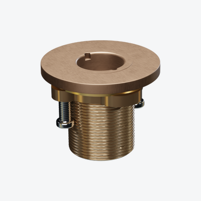 Dry box zestaw wannowy okrągły miedziany szczotkowany