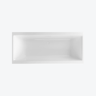 Pryzmat Slim 2.0 Wanna Prostokątna 180x80 cm, biały połysk