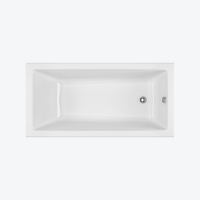 Wave wanna prostokątna 170x70 cm biały połysk