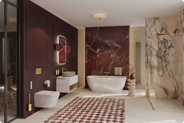 Łazienka z toaletą myjącą